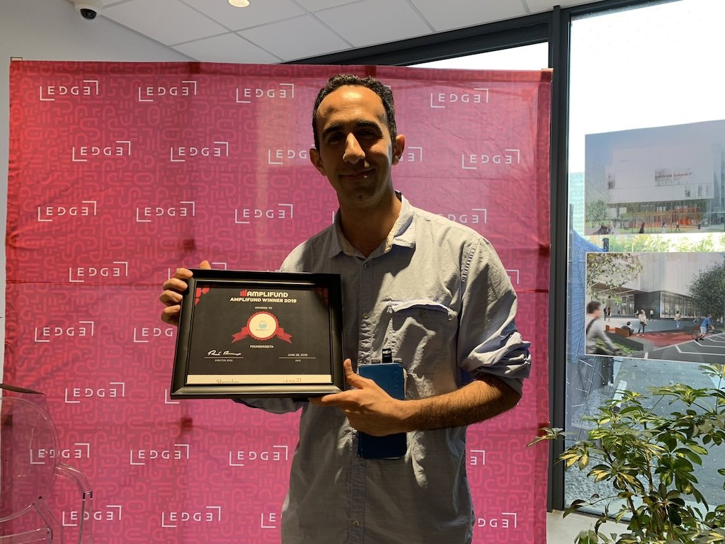 FoundersBeta Winner of Amplifund Pitch Competition